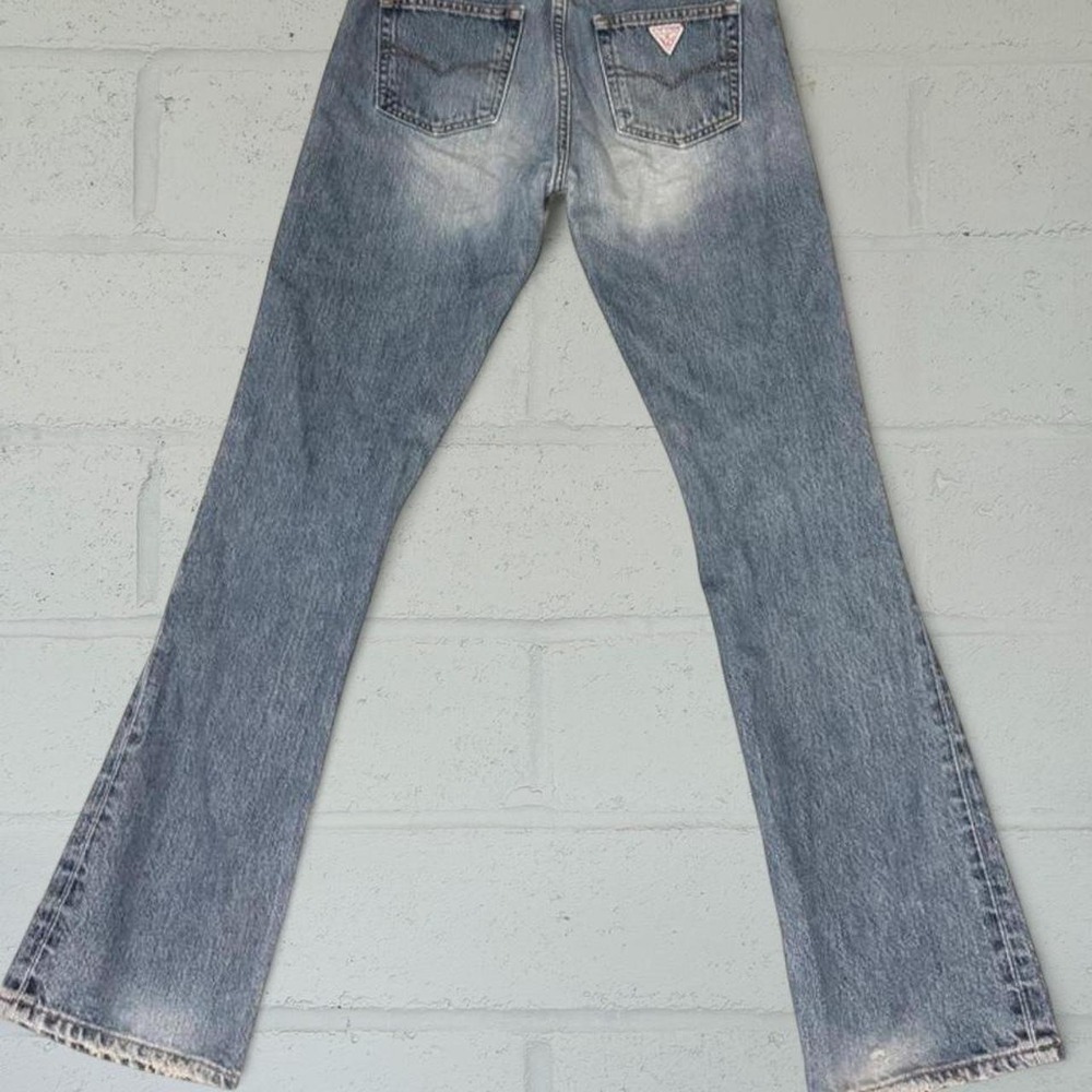 Vintage Guess Jeans Blue Cotton Low Rise Y2K Denim Size 29 Style 10046 RG
